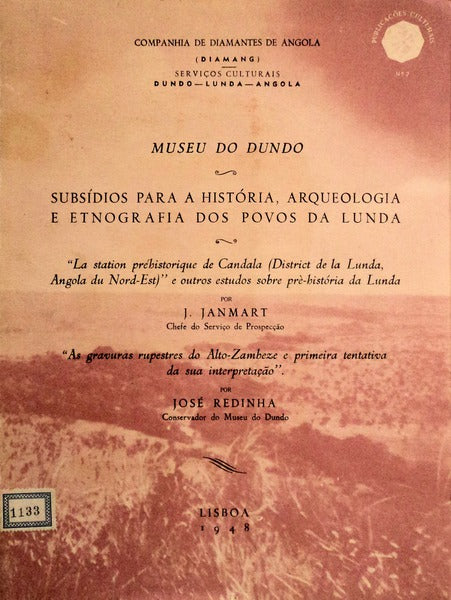SUBSIDIOS PARA A HISTÃ“RIA, ARQUEOLOGIA E ETNOGRAFIA DOS POVOS DA LUNDA.