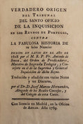 VERDADERO ORIGEN DEL TRIBUNAL DEL SANTO OFICIO DE LA INQUISICION EN LOS REYNOS DE PORTUGAL