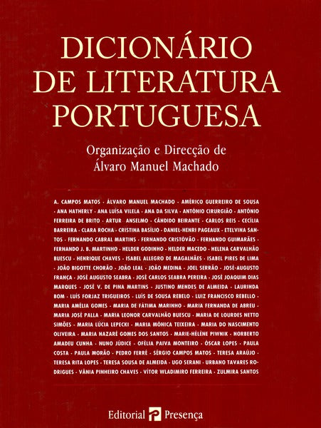 DICIONÃRIO DE LITERATURA PORTUGUESA.