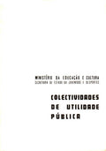 COLECTIVIDADES DE UTILIDADE PÚBLICA.