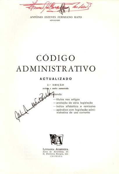 CÃ“DIGO ADMINISTRATIVO, ACTUALIZADO.