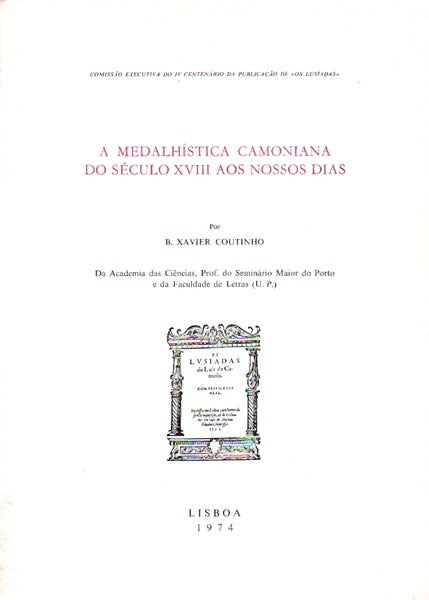 A MEDALHÃSTICA CAMONIANA DO SÃ‰CULO XVIII AOS NOSSOS DIAS.