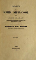 PRINCIPIOS DE DIREITO INTERNACIONAL.
