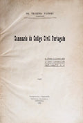 SUMMARIO DO CODIGO CIVIL PORTUGUÃŠS.