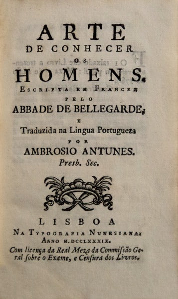 ARTE DE CONHECER OS HOMENS.