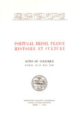 PORTUGAL, BRESIL, FRANCE, HISTOIRE ET CULTURE.