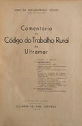 COMENTÃRIO AO CÃ“DIGO DO TRABALHO RURAL DO ULTRAMAR.