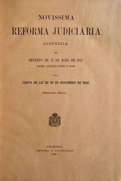 NOVÃSSIMA REFORMA JUDICIÃRIA.