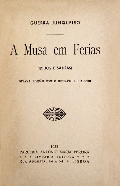 A MUSA EM FERIAS. [8.Âª EDIÃ‡ÃƒO]