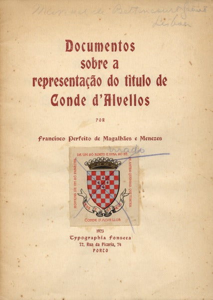 DOCUMENTOS SOBRE A REPRESENTAÃ‡ÃƒO DO TÃTULO