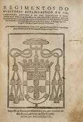 REGIMENTOS DO AVDITORIO ECCLESSIASTICO DO ARCEBISPADO Dâ€™EVORA,