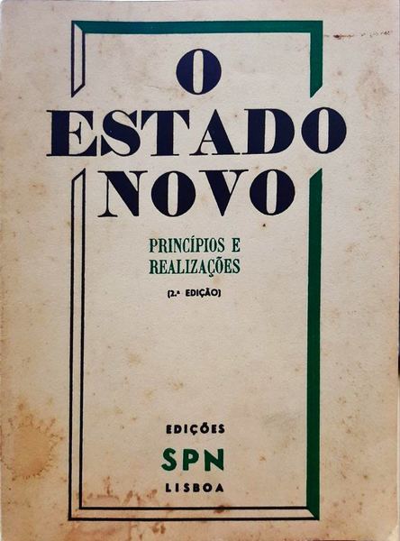 ESTADO (O) NOVO: PRINCÃPIOS E REALIZAÃ‡Ã•ES.