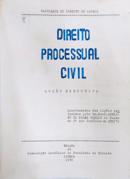 DIREITO PROCESSUAL CIVIL.