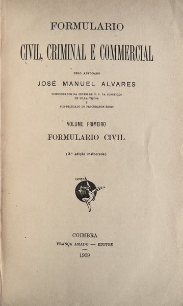 FORMULÃRIO CIVIL, CRIMINAL E COMMERCIAL.