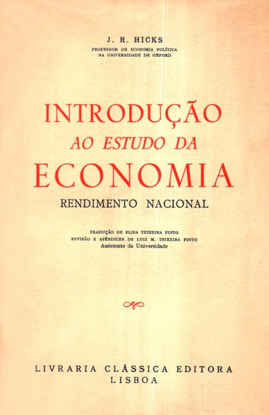 INTRODUÃ‡ÃƒO AO ESTUDO DA ECONOMIA.