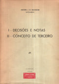 I- DECISÃ•ES E NOTAS, II-CONCEITO DE TERCEIRO.