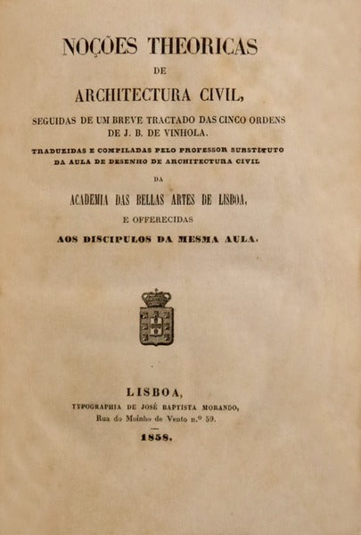 NOÃ‡Ã•ES THEORICAS DE ARCHITECTURA CIVIL,