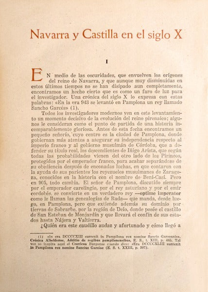 RELACIONES ENTRE LOS REYES DE NAVARRA Y LOS CONDÃ‰S DE CASTILLA.