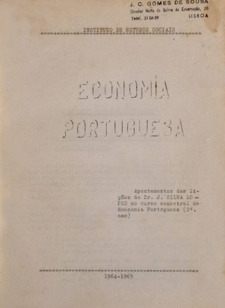 ECONOMIA PORTUGUESA.
