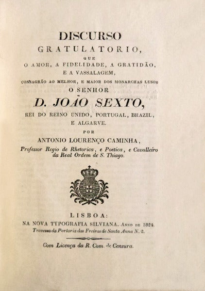 DISCURSO GRATULATORIO,
