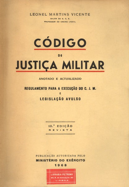 CÃ“DIGO DE JUSTIÃ‡A MILITAR.