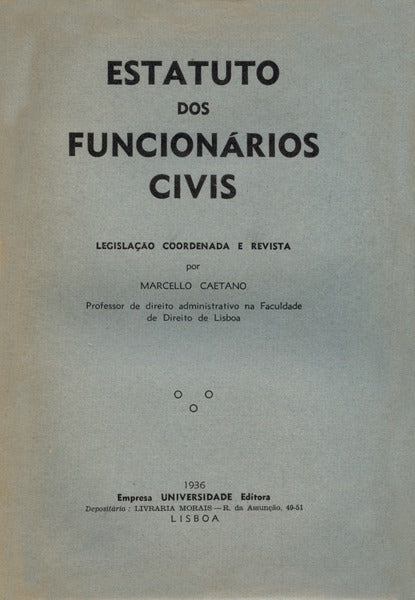 ESTATUTO DOS FUNCIONÃRIOS CIVIS.