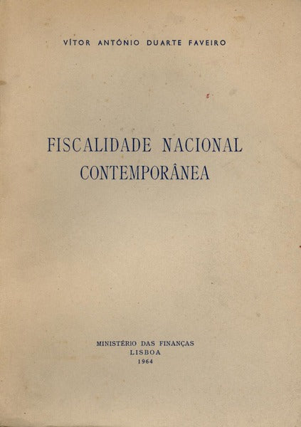 FISCALIDADE NACIONAL CONTEMPORÃ‚NEA.