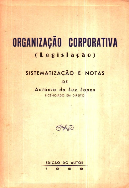 ORGANIZAÃ‡ÃƒO CORPORATIVA.
