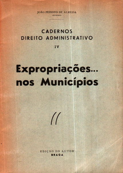 EXPROPRIAÃ‡Ã•ES NOS MUNICÃPIOS.