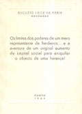 OS LIMITES DOS PODERES DE UM MERO REPRESENTANTE DE HERDEIROS ....