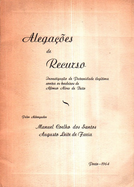 ALEGAÃ‡Ã•ES DE RECURSO.