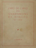 LIVRO DE CURSO DOS QUARTANISTAS DE DIREITO DE 1949.