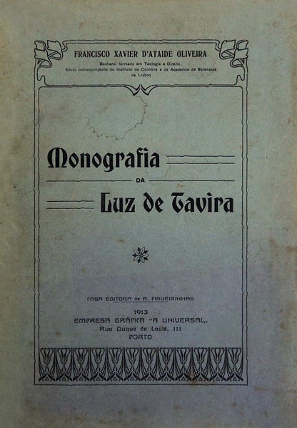 MONOGRAFIA DA LUZ DE TAVIRA.