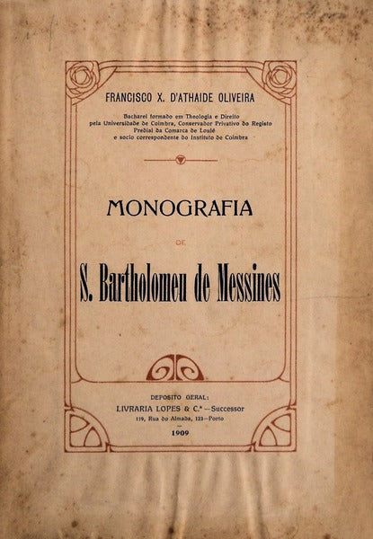 MONOGRAFIA DE S. BARTHOLOMEU DE MESSINES.