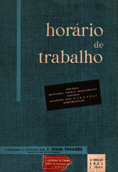 HORÃRIO DE TRABALHO.