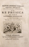ALOYSII ANTONII VERNEII EQUITIS TORQUATI ARCHIDIACONI EBORENSIS DE RE PHYSICA