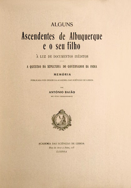 ALGUNS ASCENDENTES DE ALBUQUERQUE E O SEU FILHO.