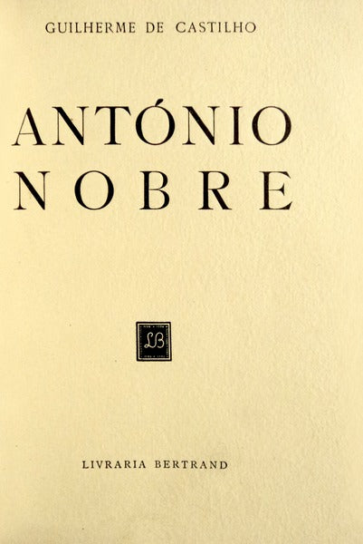 ANTÃ“NIO NOBRE [BIOGRAFIA].