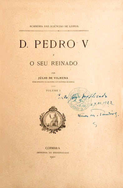 D. PEDRO V E O SEU REINADO.