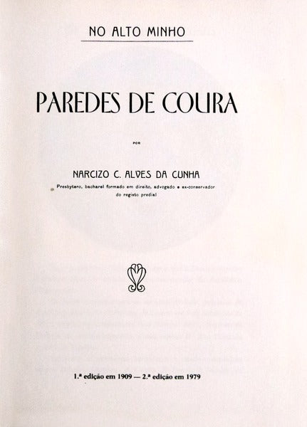 PAREDES DE COURA. [FAC-SÃMILE]