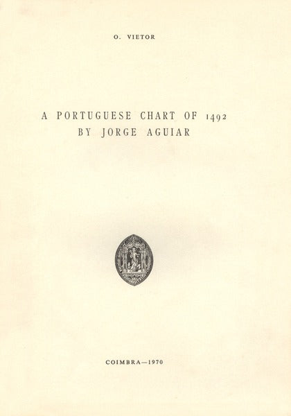 A PORTUGUESE CHART OF 1492 BY JORGE AGUIAR.