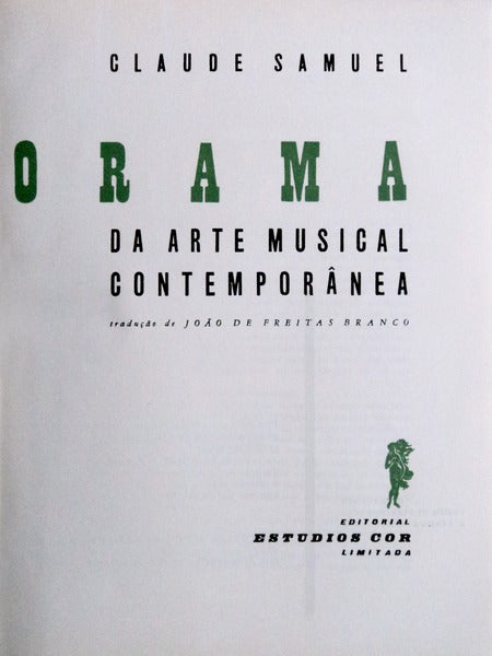 PANORAMA DA ARTE MUSICAL CONTEMPORÃ‚NEA.