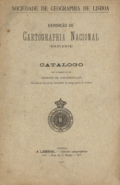 EXPOSIÇÃO DE CARTOGRAPHIA NACIONAL (1903-1904).