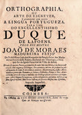 ORTHOGRAPHIA, OU ARTE DE ESCREVER,