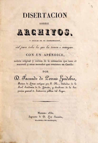 DISERTACION SOBRE ARCHIVOS,