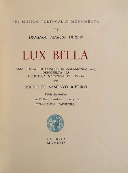 LUX BELLA.