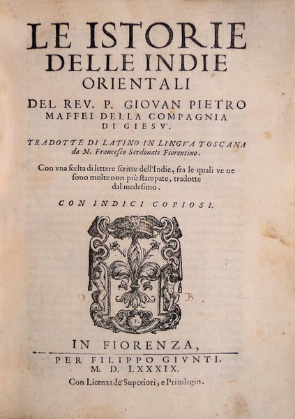 LE ISTORIE DELLE INDIE ORIENTALI