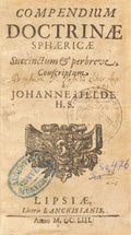 COMPENDIUM DOCTRINÃ† SPHAERICAE, SUCCINCTUM & PERBREVE.