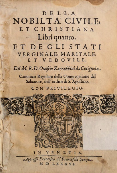DELLA NOBILTA CIVILE, ET CHRISTIANA.