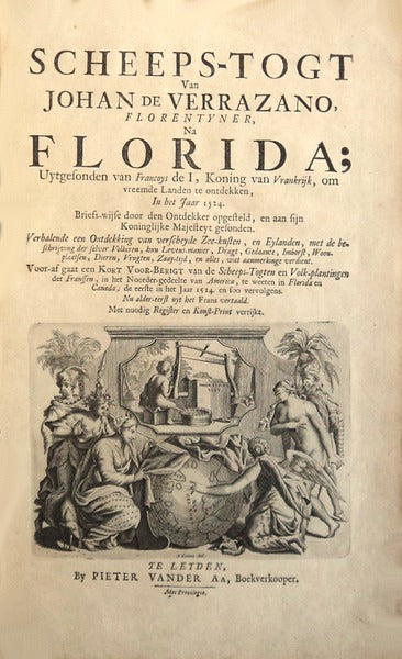 SCHEEPS-TOGT Van JOHAN de VERRAZANO, FLORENTYNER, Na FLORIDA